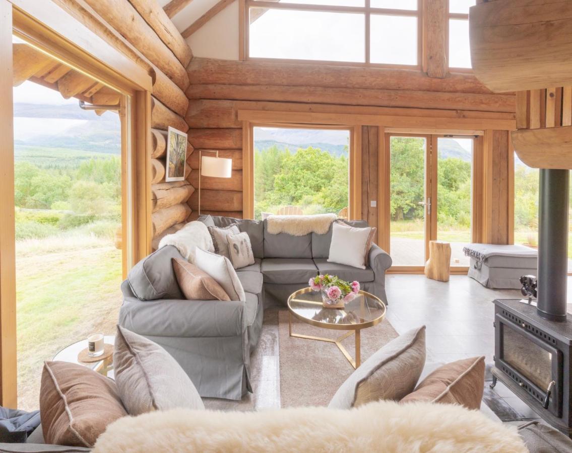 Wild Nurture Eco Luxury Offgrid Log Cabin Fort William Ngoại thất bức ảnh