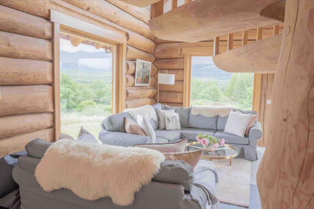 Wild Nurture Eco Luxury Offgrid Log Cabin Fort William Ngoại thất bức ảnh