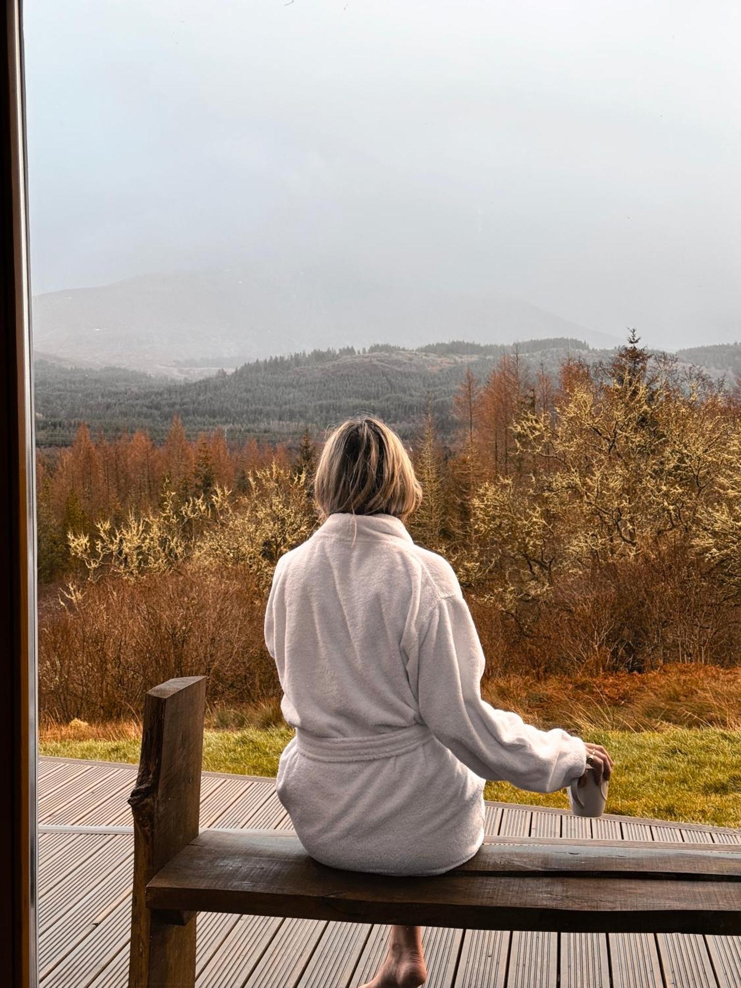 Wild Nurture Eco Luxury Offgrid Log Cabin Fort William Ngoại thất bức ảnh